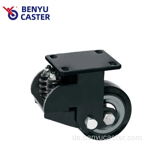 Extra schwere PU -Stoßdämpfer Caster Wheel
